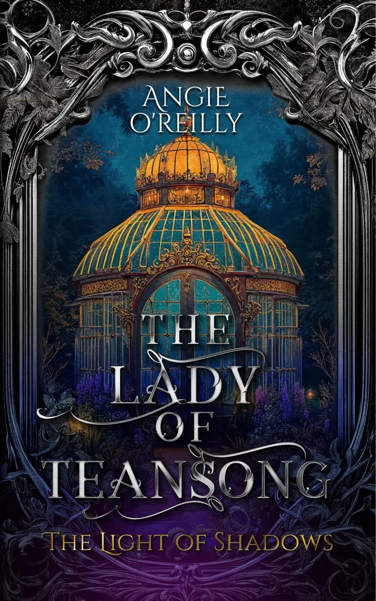 Cover of The Lady of Teansong, a no-spice historical fantasy romance by Angie O'Reilly