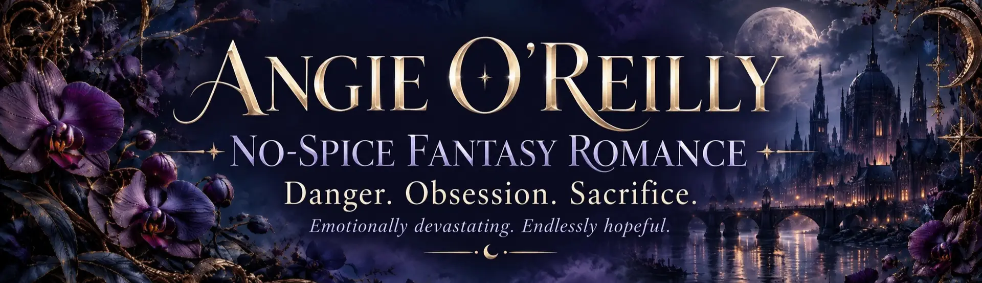 Angie O'Reilly No Spice Fantasy Romance Author